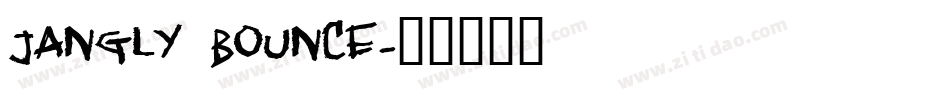 Jangly Bounce字体转换
